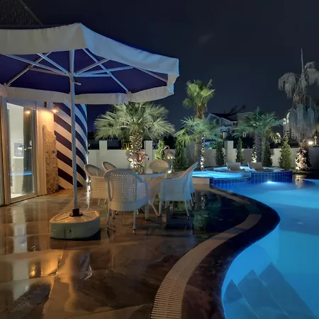 Red Premium Vip// Custom Design With Turkish Bbq+prvt Swmg Pool * Belek
